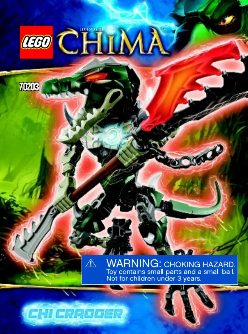 First page image of the manual for Chima 70203