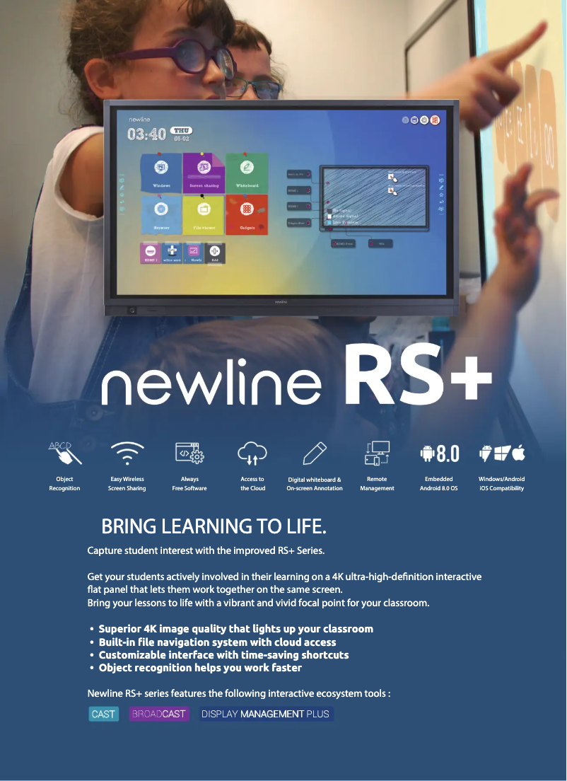 First page image of the manual for RS+