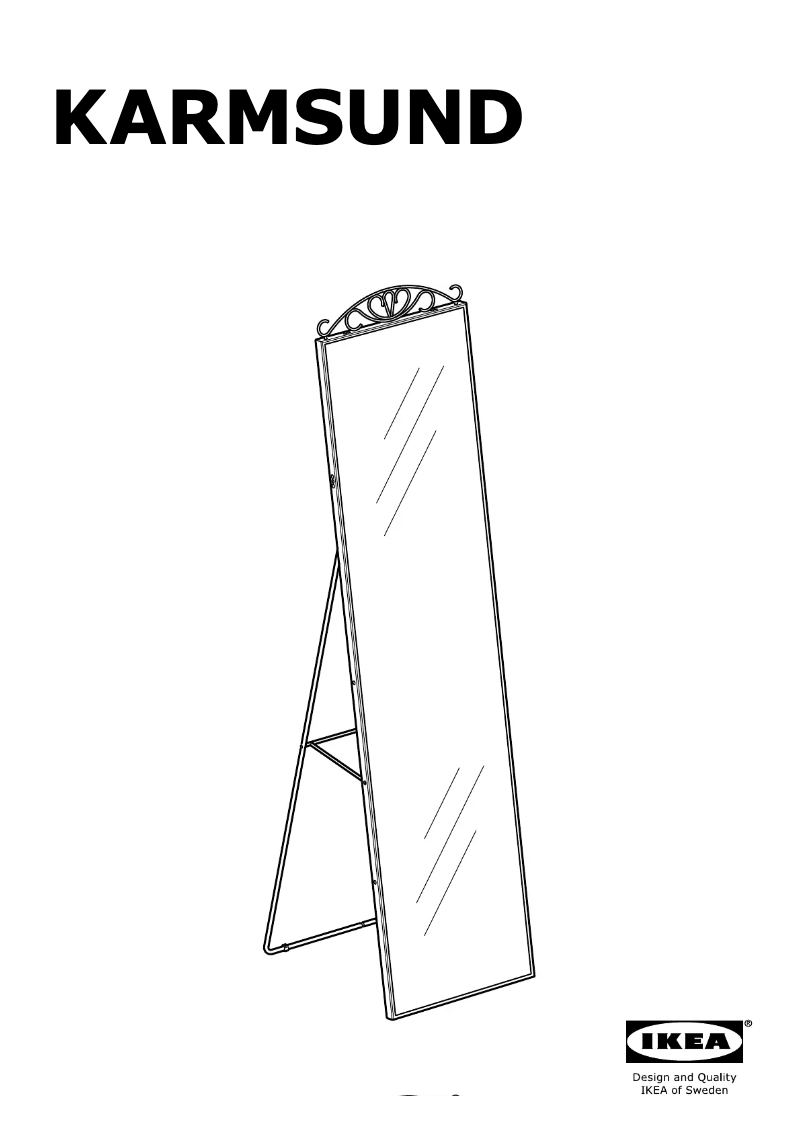 First page image of the manual for KARMSUND (40X167)