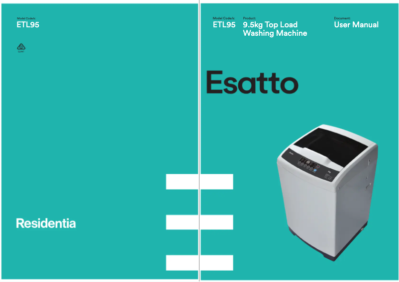 First page image of the manual for ETL95