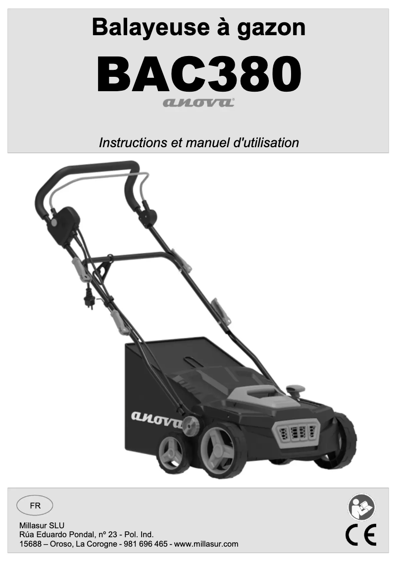 First page image of the manual for BAC380