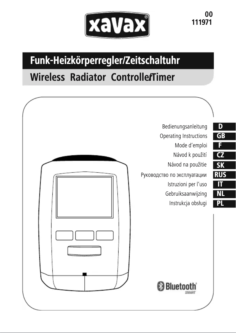 First page image of the manual for 111971