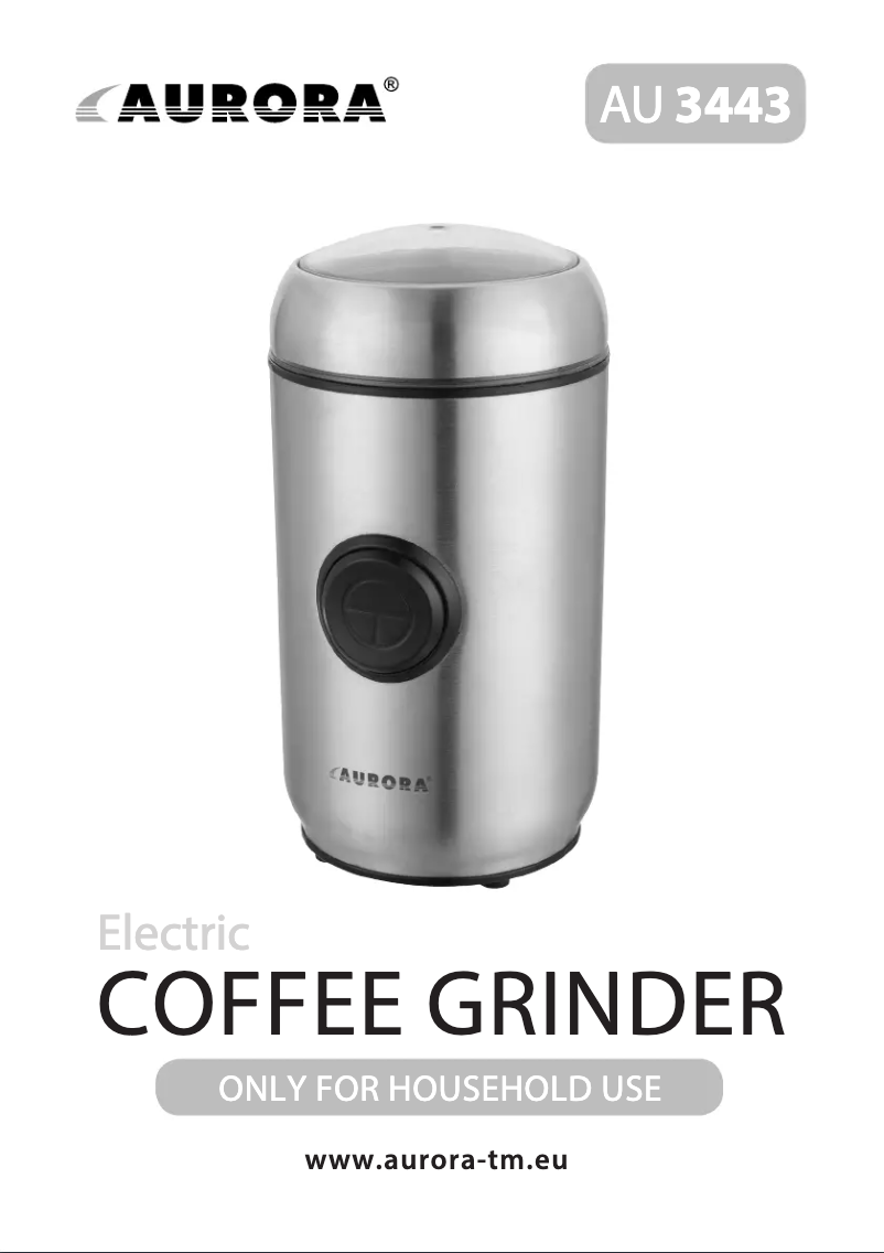 First page image of the manual for AU3443