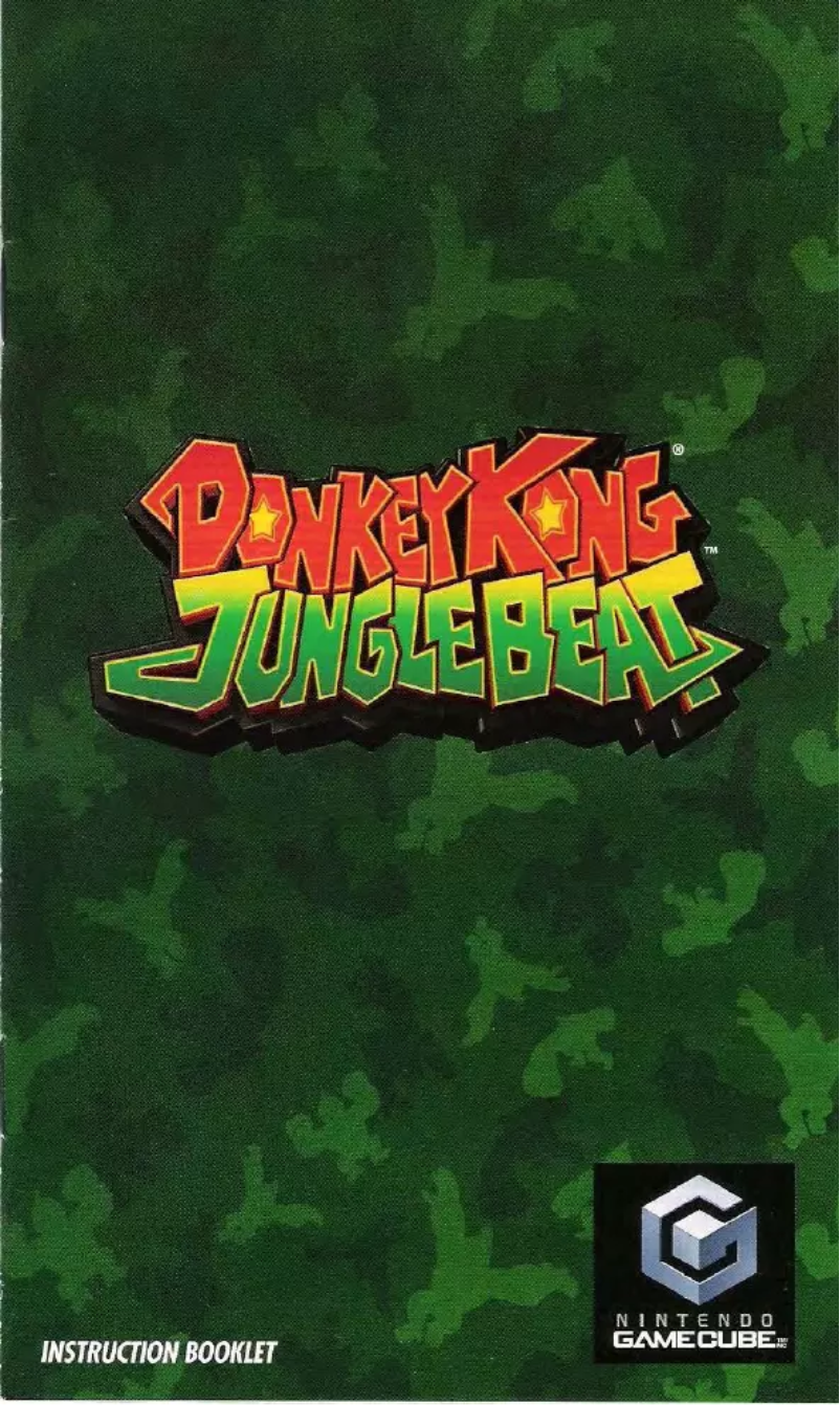 Image de la première page du manuel de l'appareil Donkey Kong Jungle Beat (GameCube)