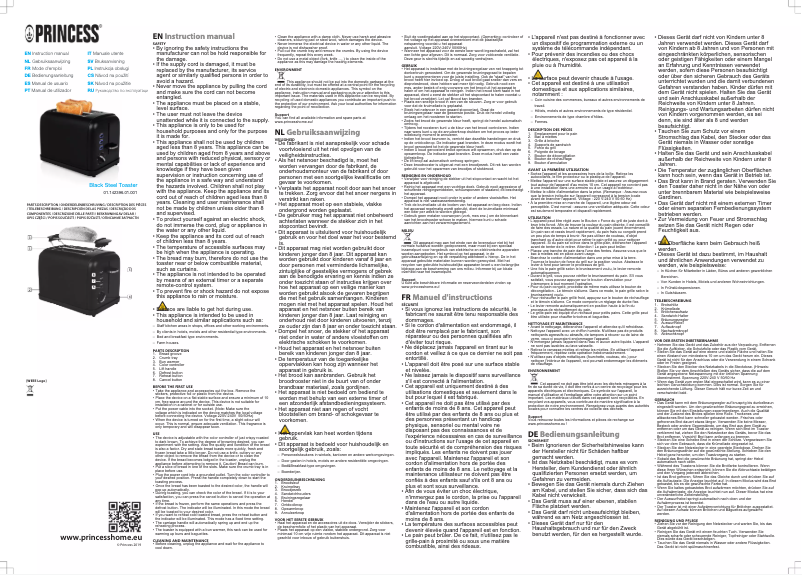 First page image of the manual for Black Steel 142396