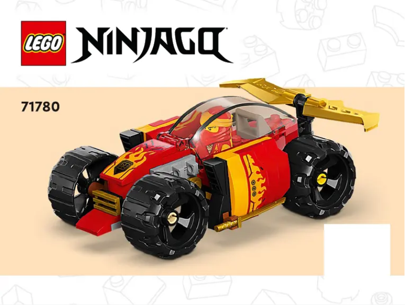 First page image of the manual for Ninjago 71780