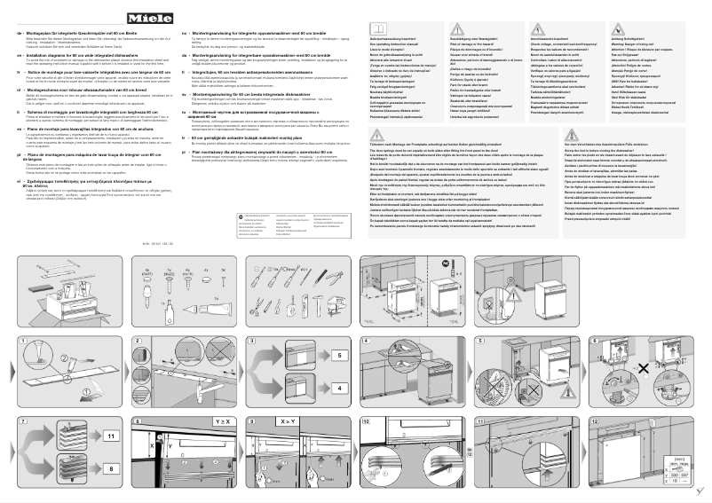 Page 1 of the manual User Manual Miele G 6705 SCI XXL
