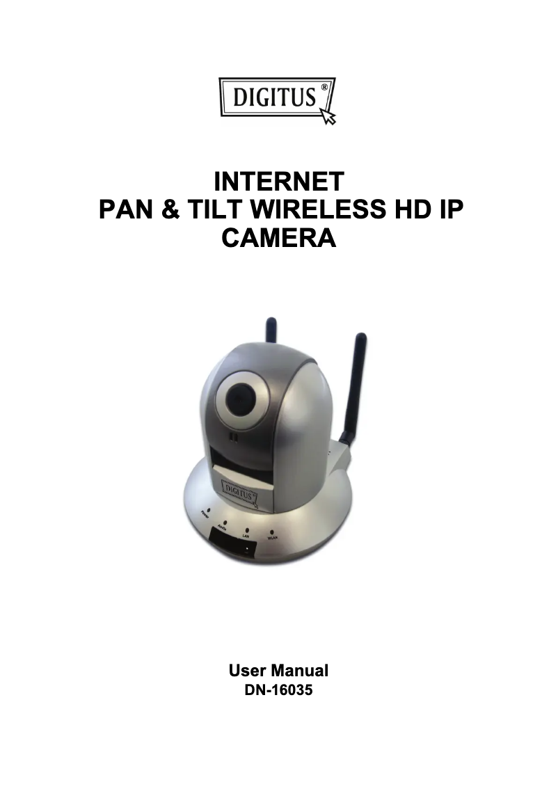 First page image of the manual for DN-16035