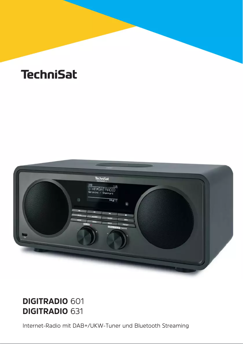 Page 1 of the manual User Manual TechniSat DigitRadio 601