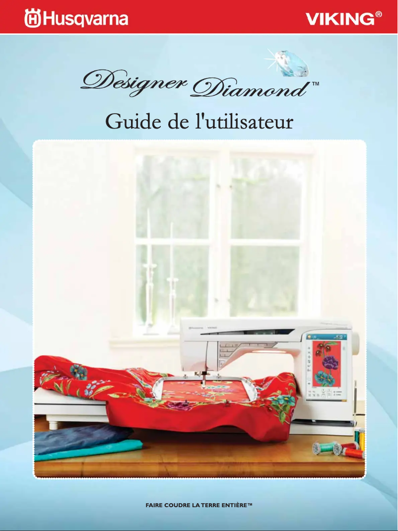 Page 1 of the manual User Manual Husqvarna-Viking Designer Diamond