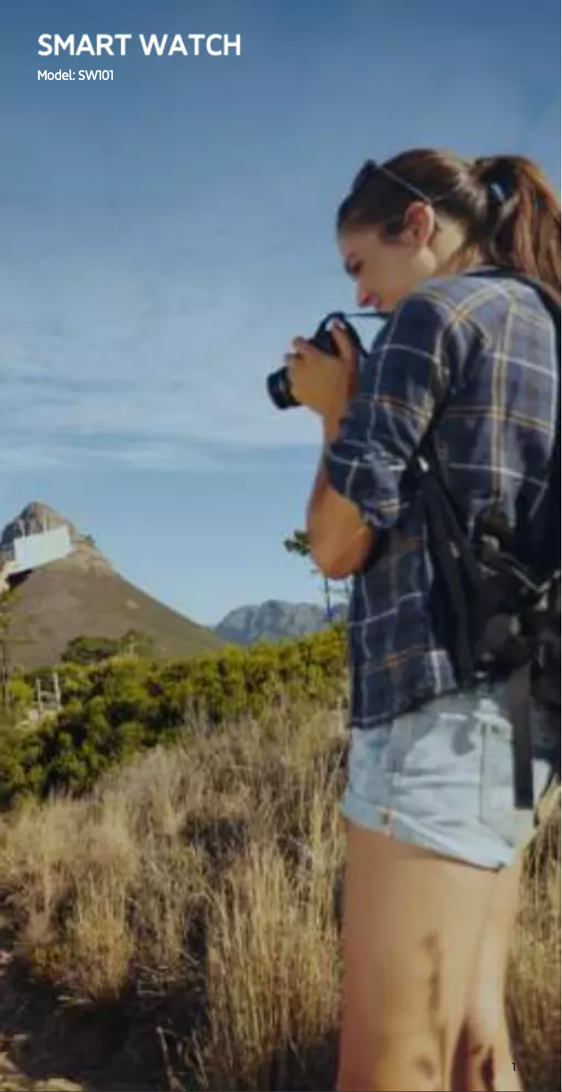 Image de la première page du manuel de l'appareil SW101