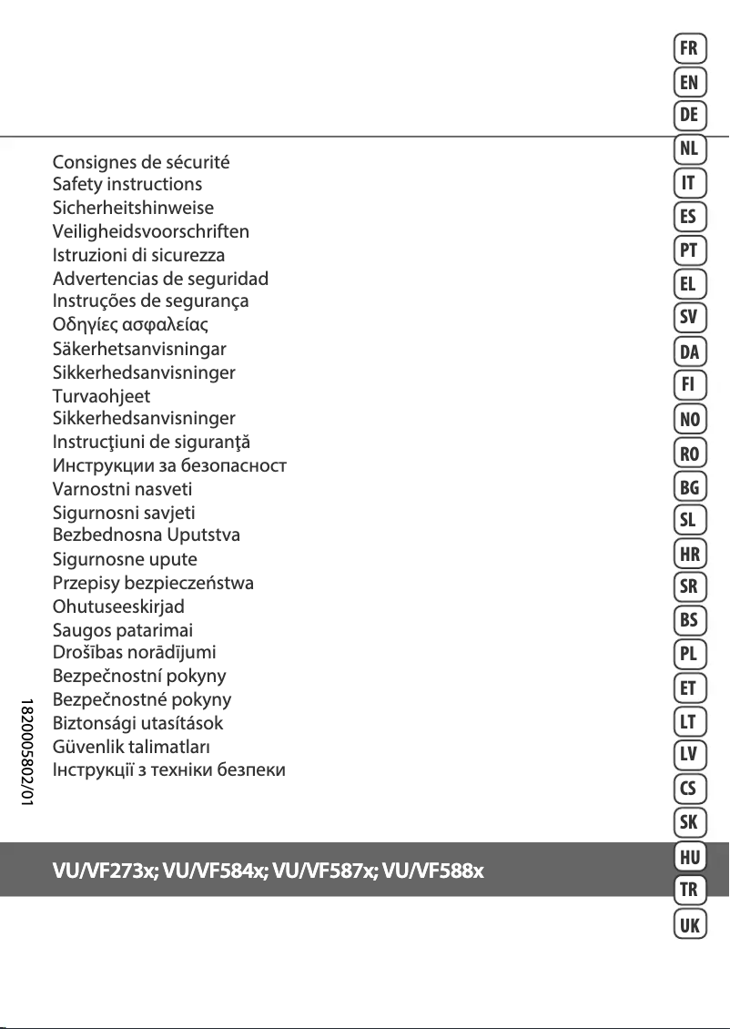 Page 1 of the manual User Manual Rowenta Turbo Silence Extreme Plus VU2730