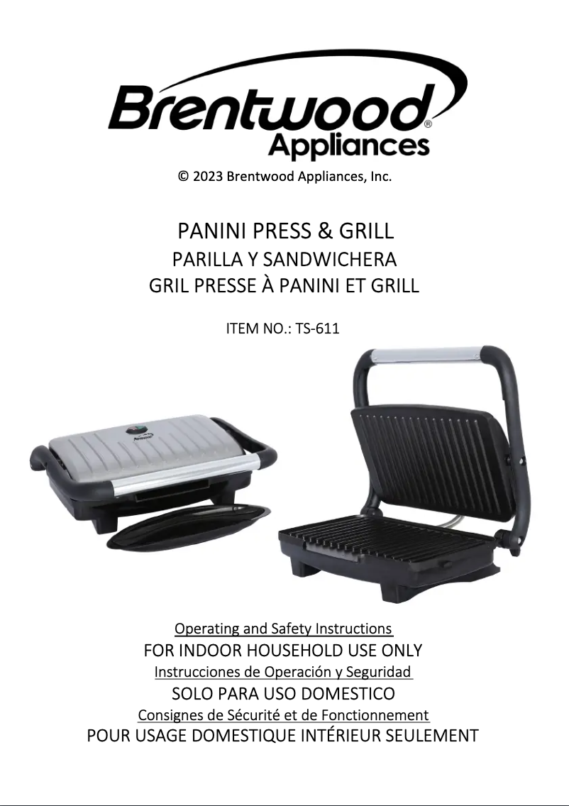 First page image of the manual for TS-611