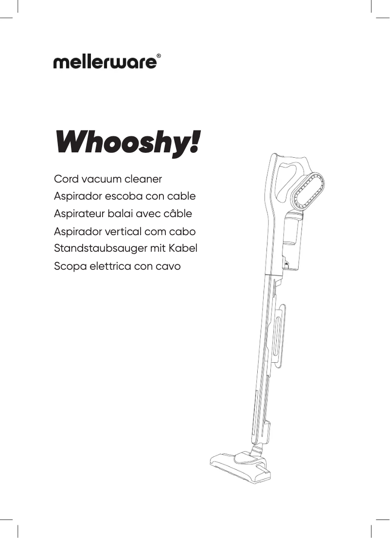 First page image of the manual for Whooshy!