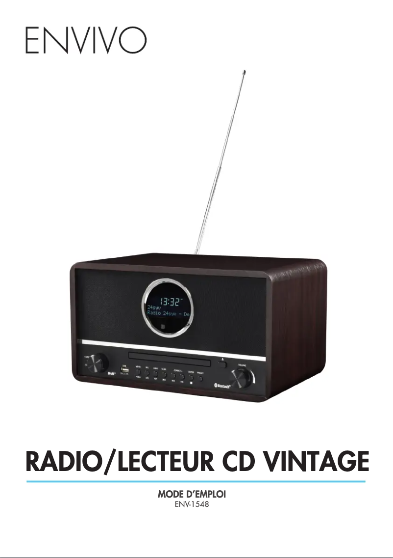 Image de la première page du manuel de l'appareil ENV-1548