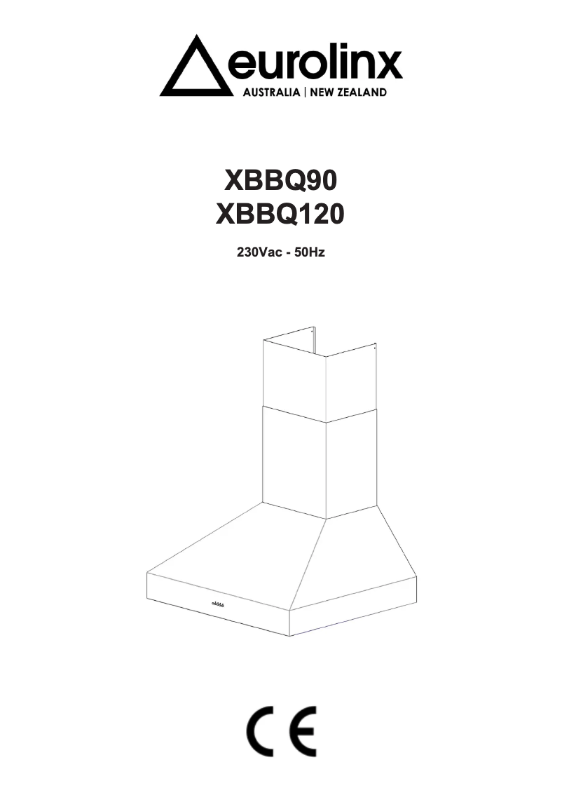 First page image of the manual for XBBQ120