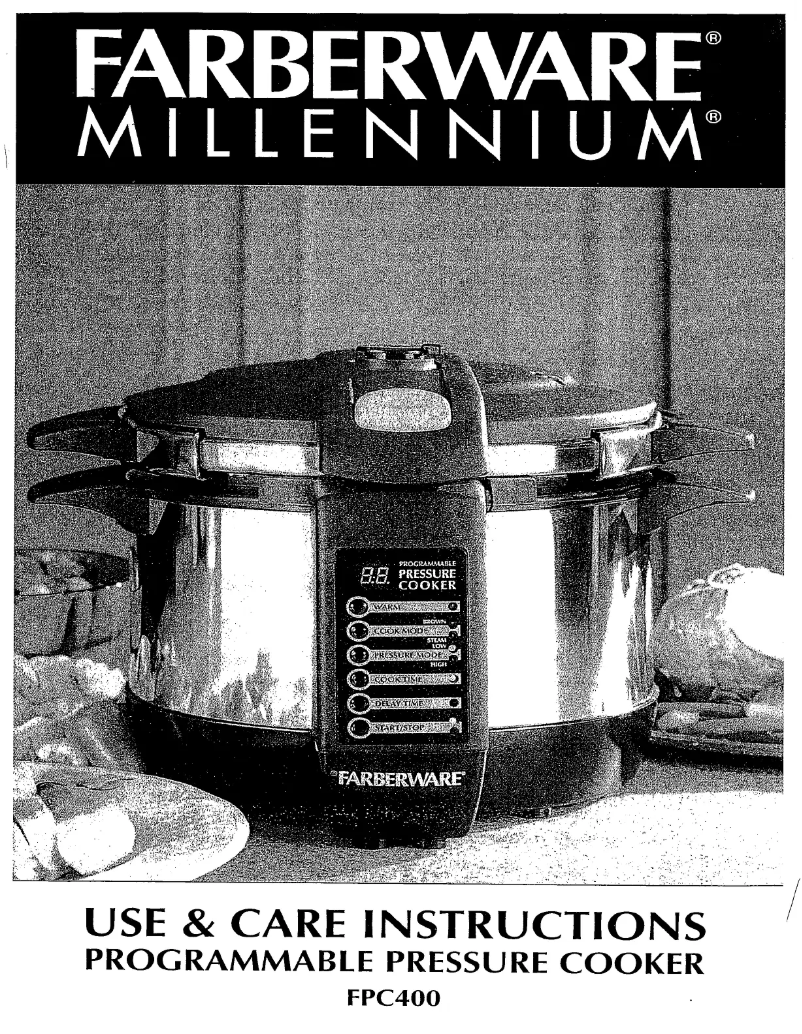 First page image of the manual for FPC400