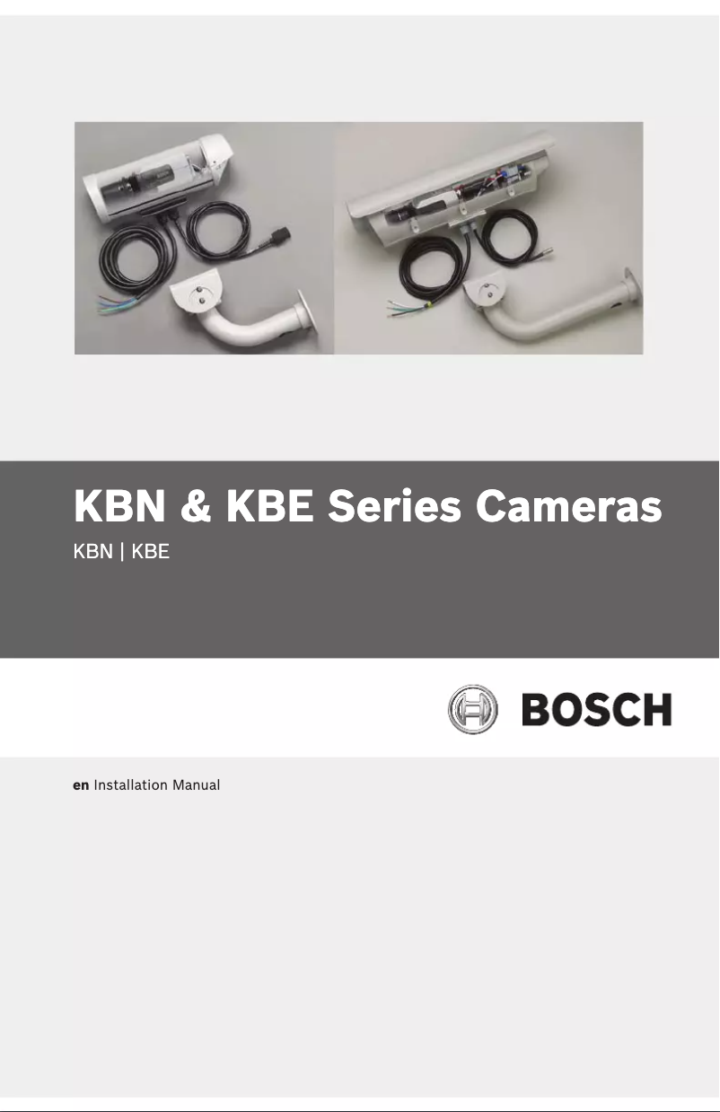 First page image of the manual for KBE-485
