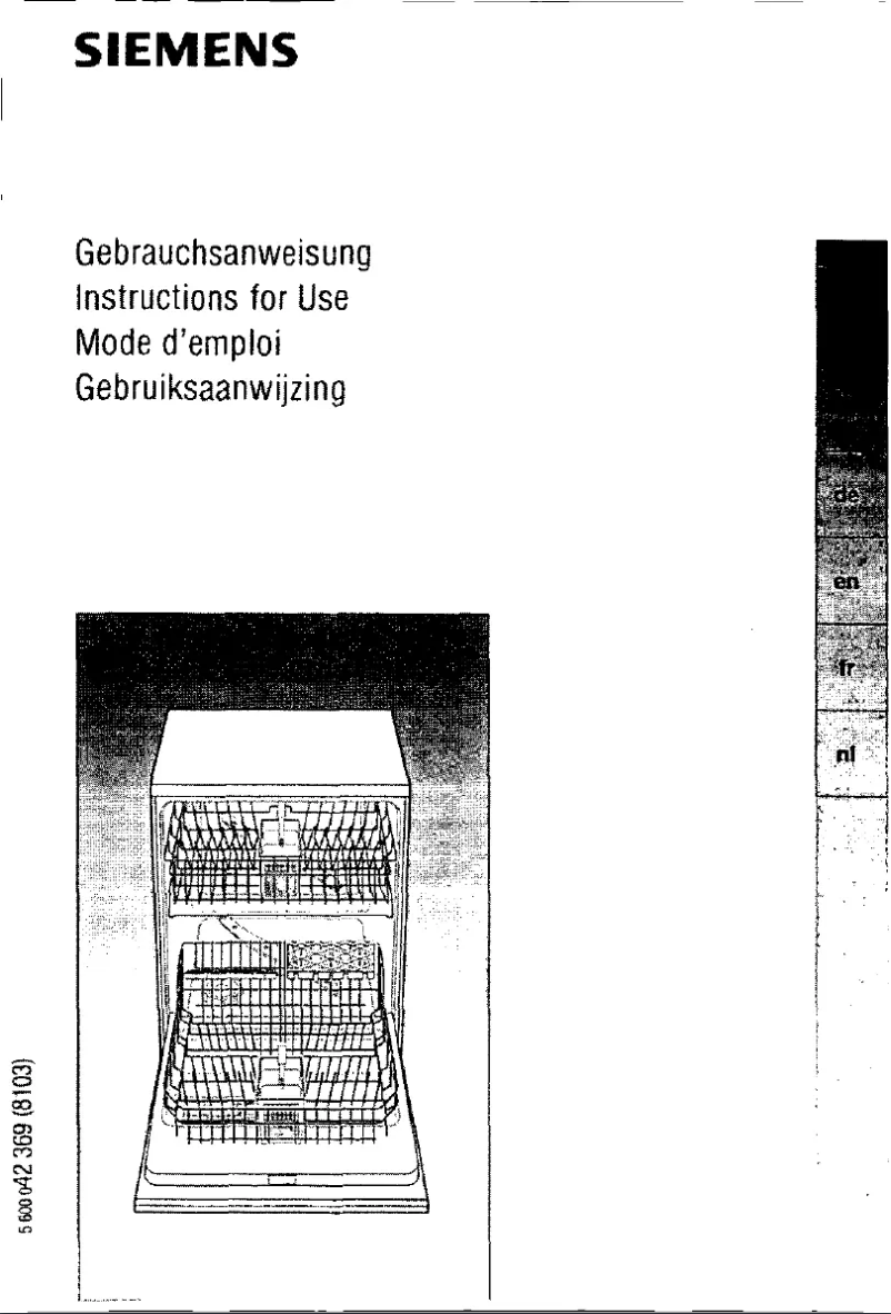 Page 1 of the manual User Manual Siemens SE56592