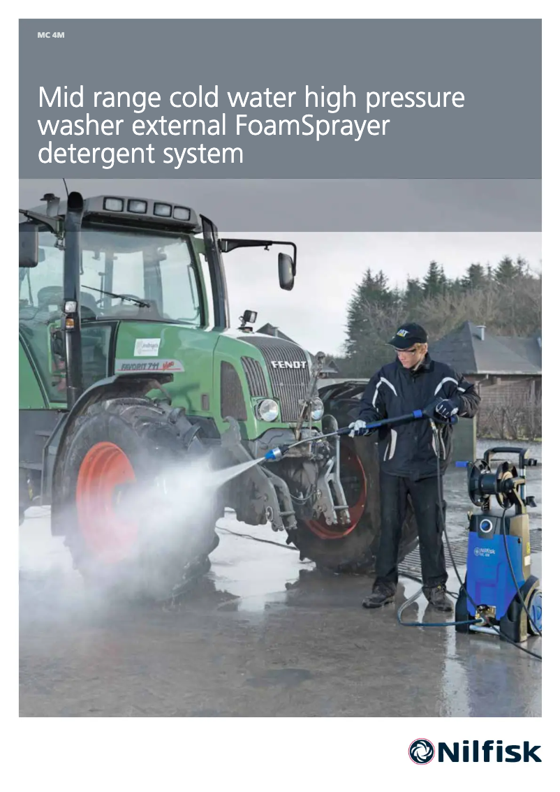 Page 1 of the manual Brochure Nilfisk MC 4