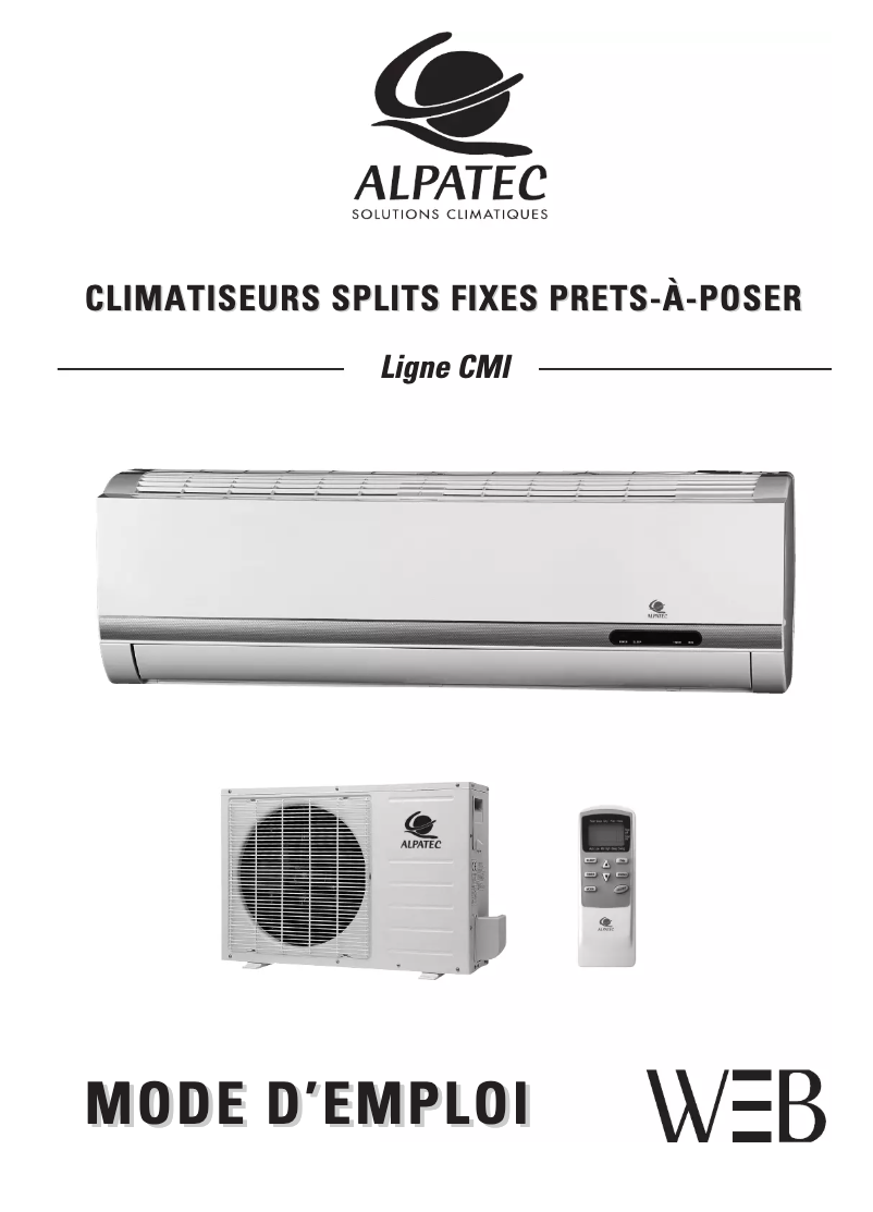 Page 1 de la notice Manuel utilisateur Alpatec CMI 18