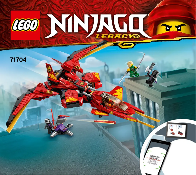 First page image of the manual for Ninjago Legacy 71704