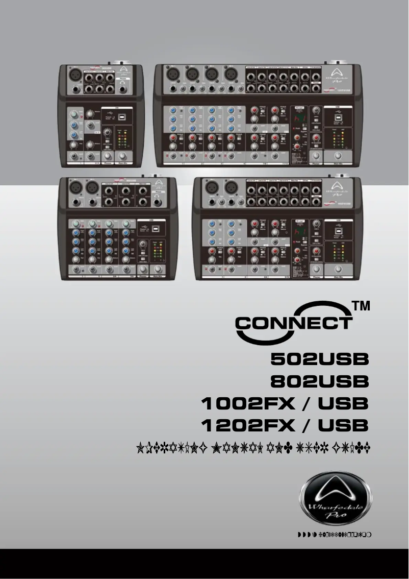 Page 1 of the manual User Manual Wharfedale Connect 1002