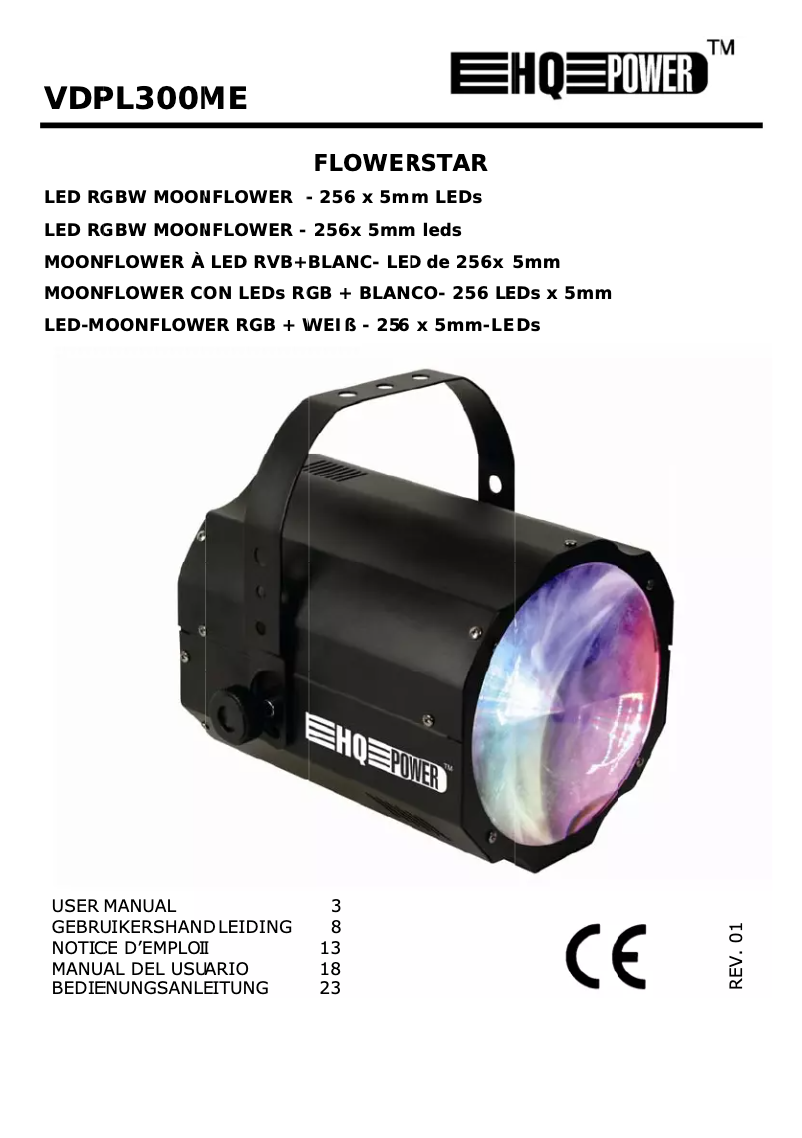 First page image of the manual for Flowerstar