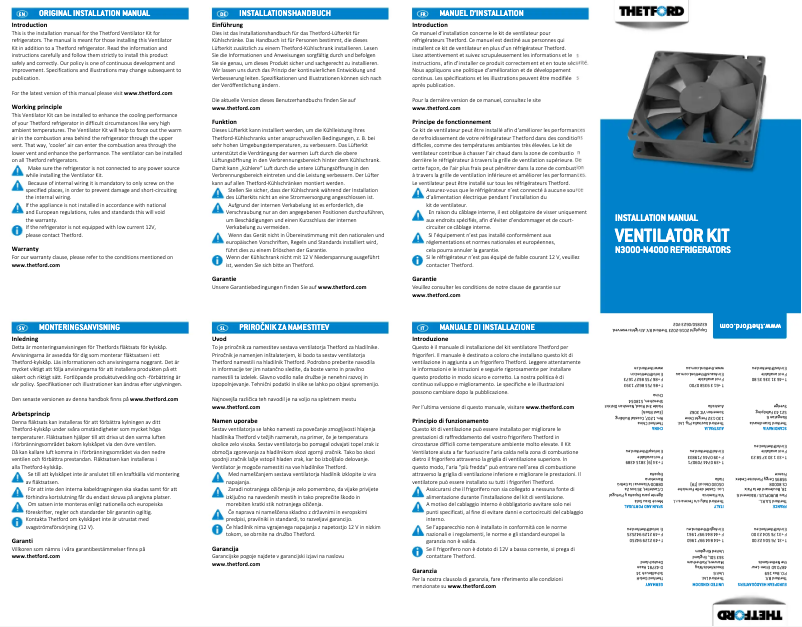 First page image of the manual for N3000