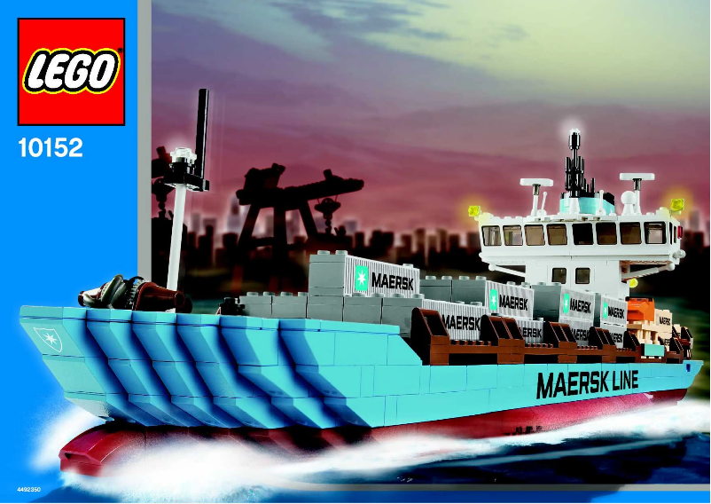 First page image of the manual for Maersk Sealand Container Ship