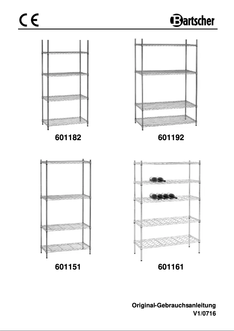First page image of the manual for 601161