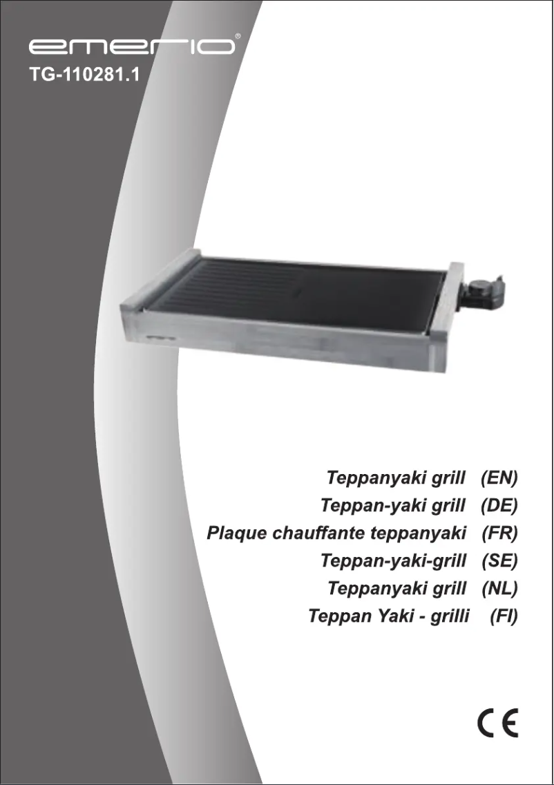 Page 1 of the manual User Manual Emerio TG-110281.1