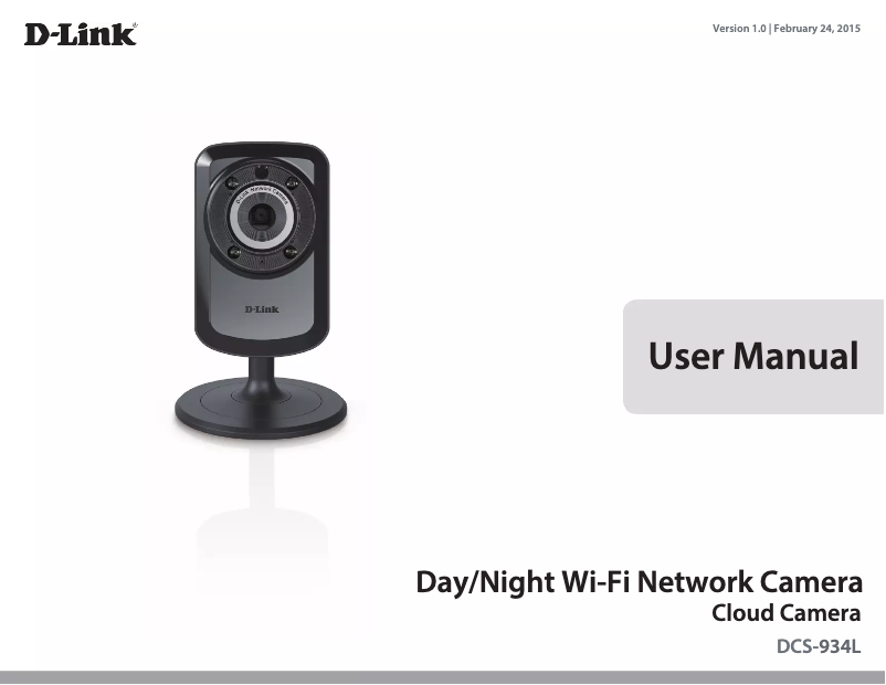 Page 1 of the manual User Manual D-Link DCS-934L