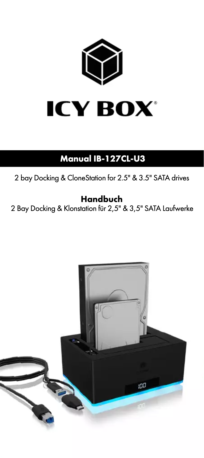 First page image of the manual for IB-127CL-U3