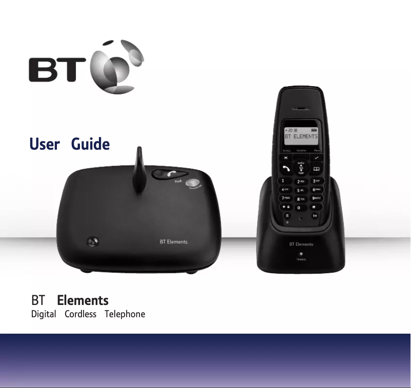 First page image of the manual for Elements