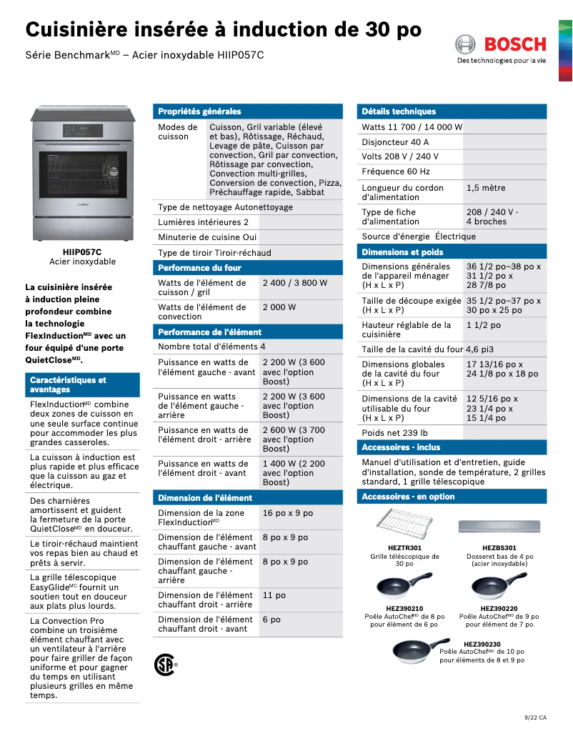 First page image of the manual for HIIP057C