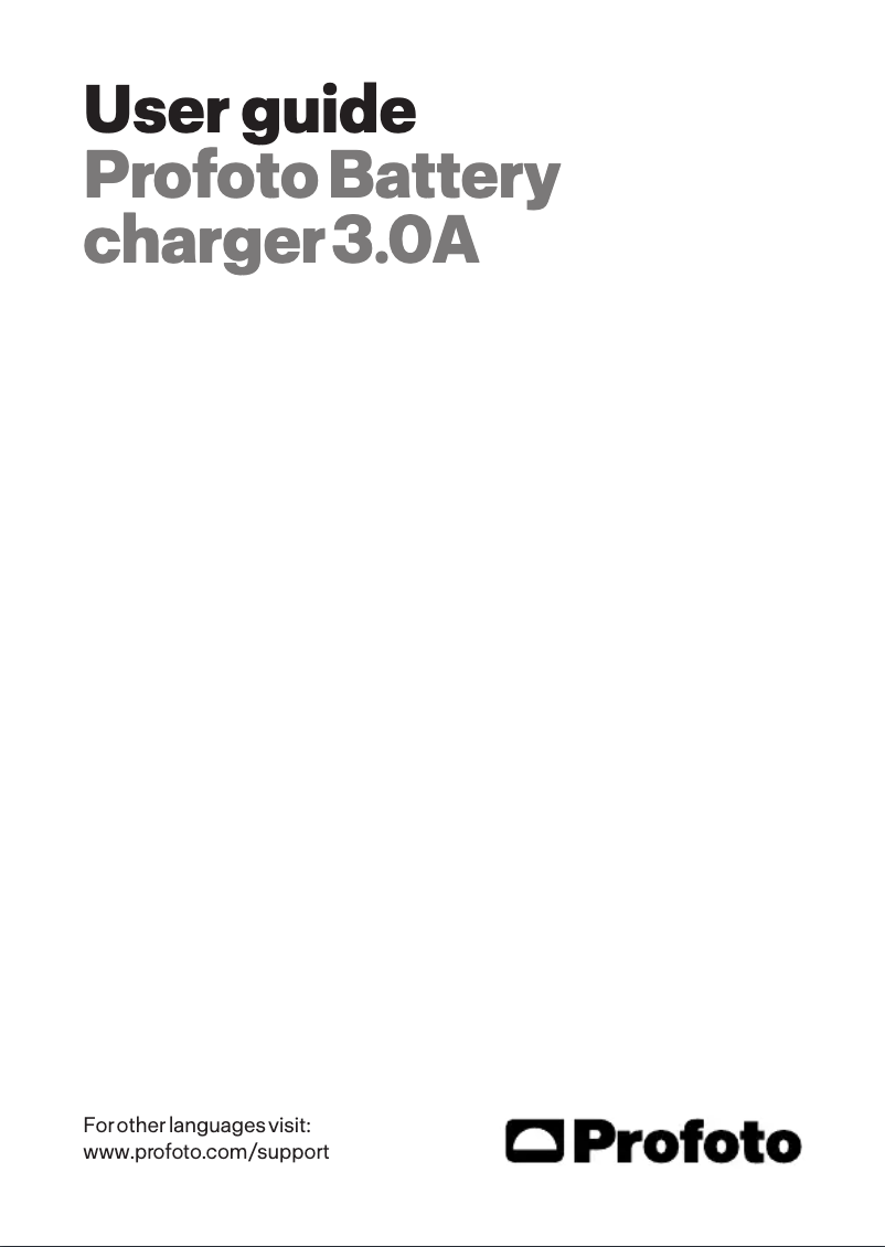 First page image of the manual for Battery Charger 3A
