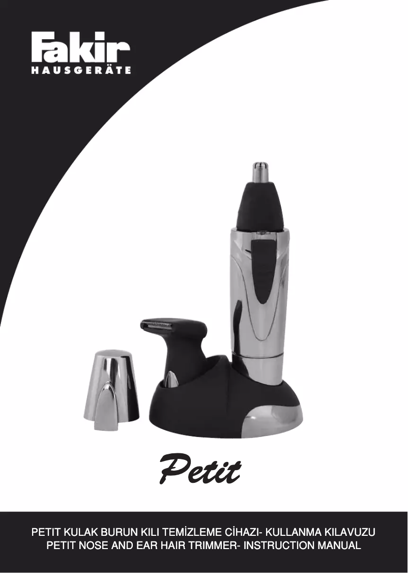 First page image of the manual for Petit