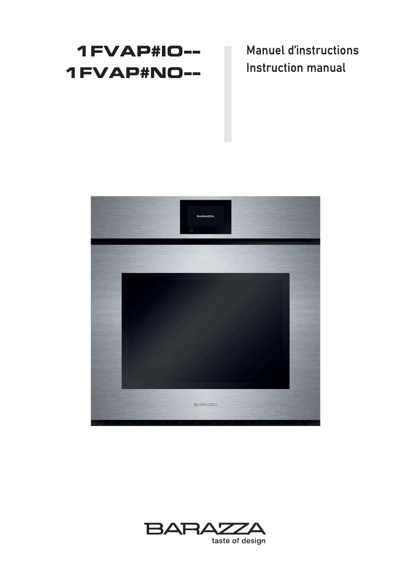 First page image of the manual for 1FVAPI