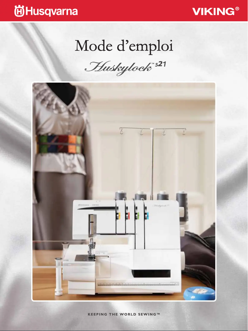 First page image of the manual for Huskylock S21