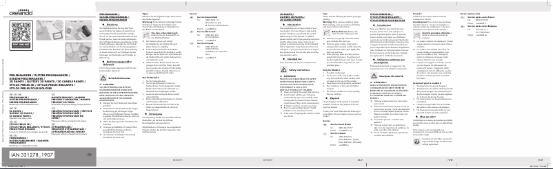 First page image of the manual for HG04628