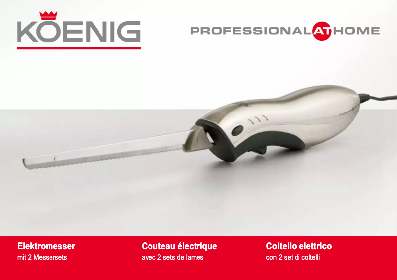 Page 1 of the manual User Manual Koenig B04201