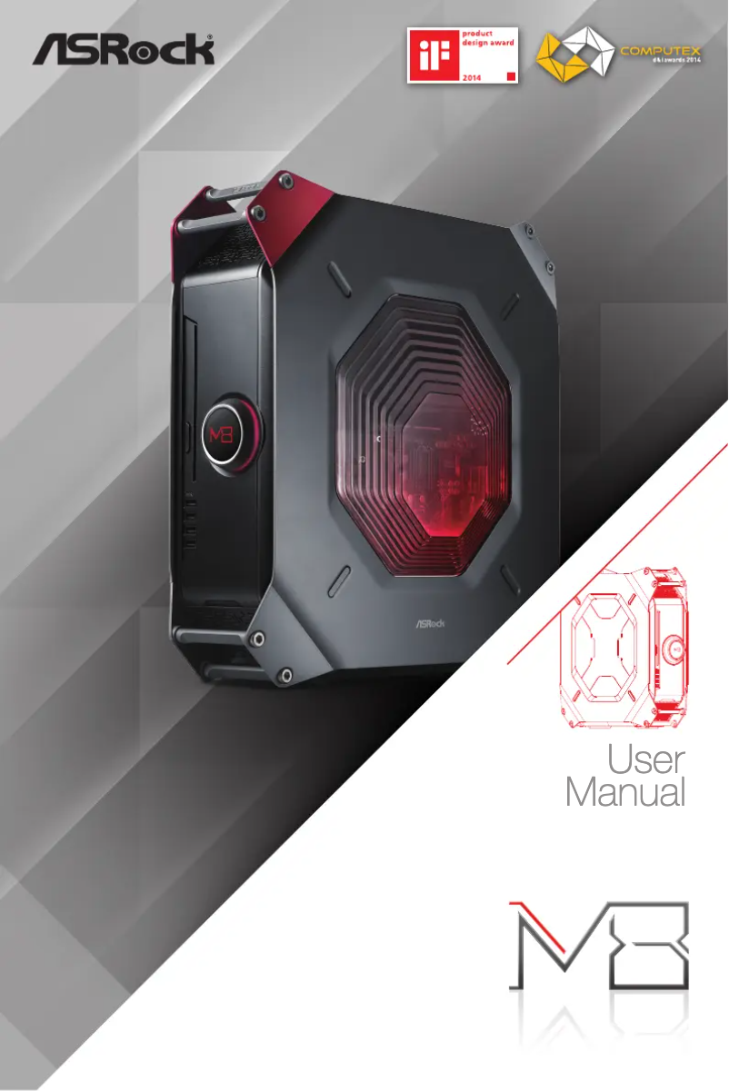 Image de la première page du manuel de l'appareil M8