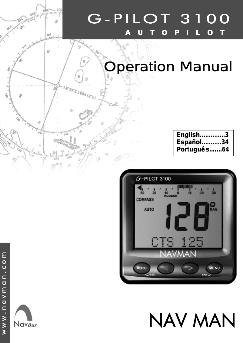 First page image of the manual for G-Pilot 3100