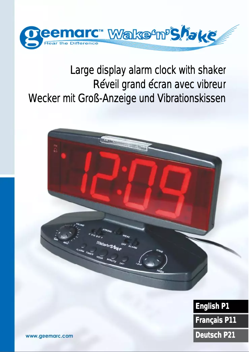 First page image of the manual for Wake 'n Shake