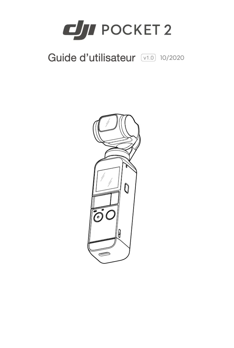 Page 1 of the manual User Manual DJI Osmo Pocket 2