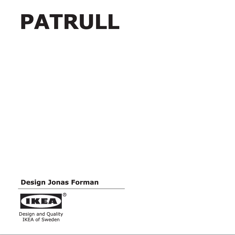 First page image of the manual for PATRULL