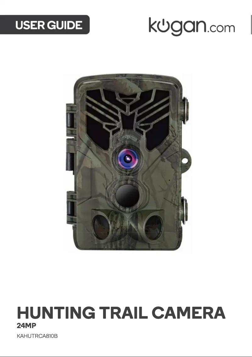 First page image of the manual for KAHUTRCA810B