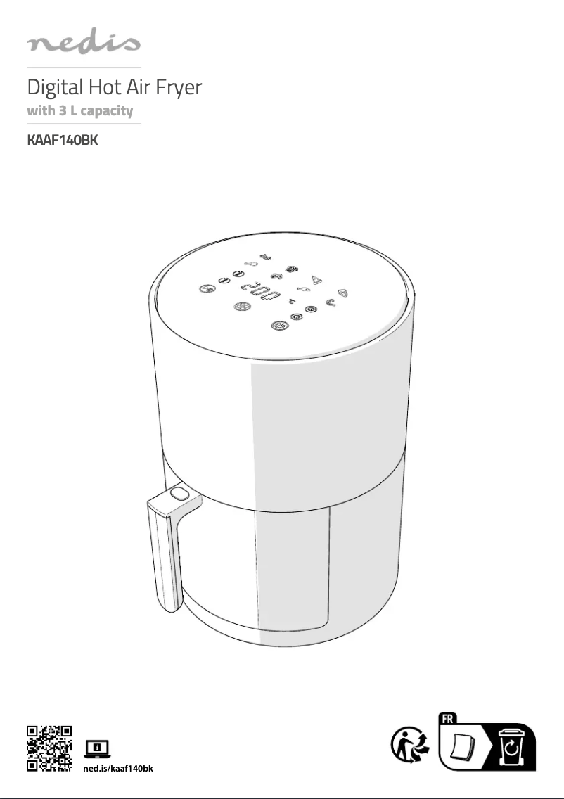 First page image of the manual for KAAF140BK