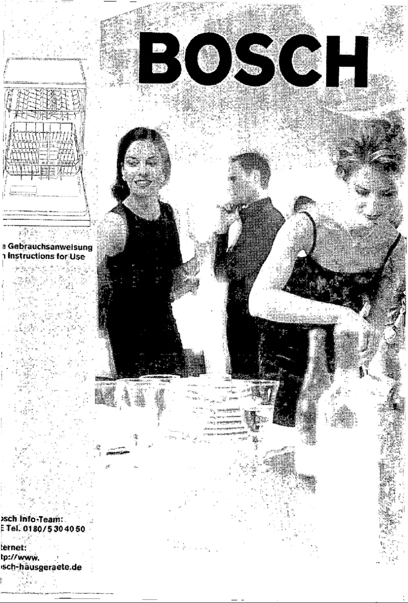 Page 1 of the manual User Manual Bosch SGS0918